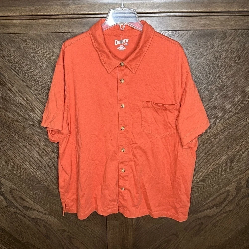 Duluth Men's Un-Longtail T Standard Fit Button Down Shirt Size 2XL